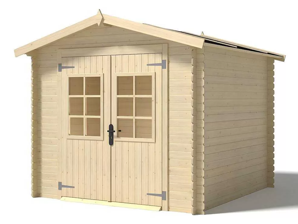 EXPERTLAND Abrigo De Jardim Em Madeira - 7,17 M - Esp. 19 Mm - Gibson Da * Abrigos De Jardim