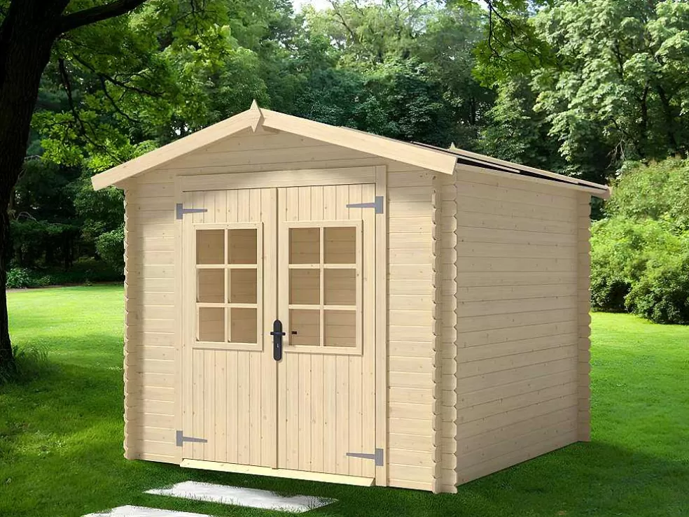 EXPERTLAND Abrigo De Jardim Em Madeira - 7,17 M - Esp. 19 Mm - Gibson Da * Abrigos De Jardim