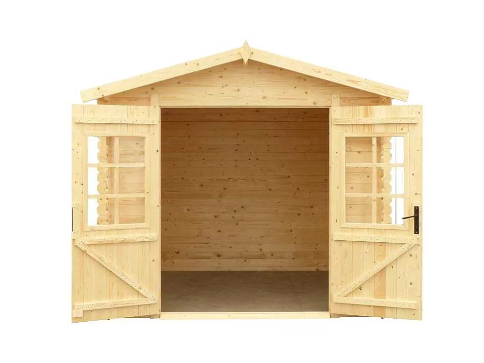 EXPERTLAND Abrigo De Jardim Em Madeira - 7,17 M - Esp. 19 Mm - Gibson Da * Abrigos De Jardim