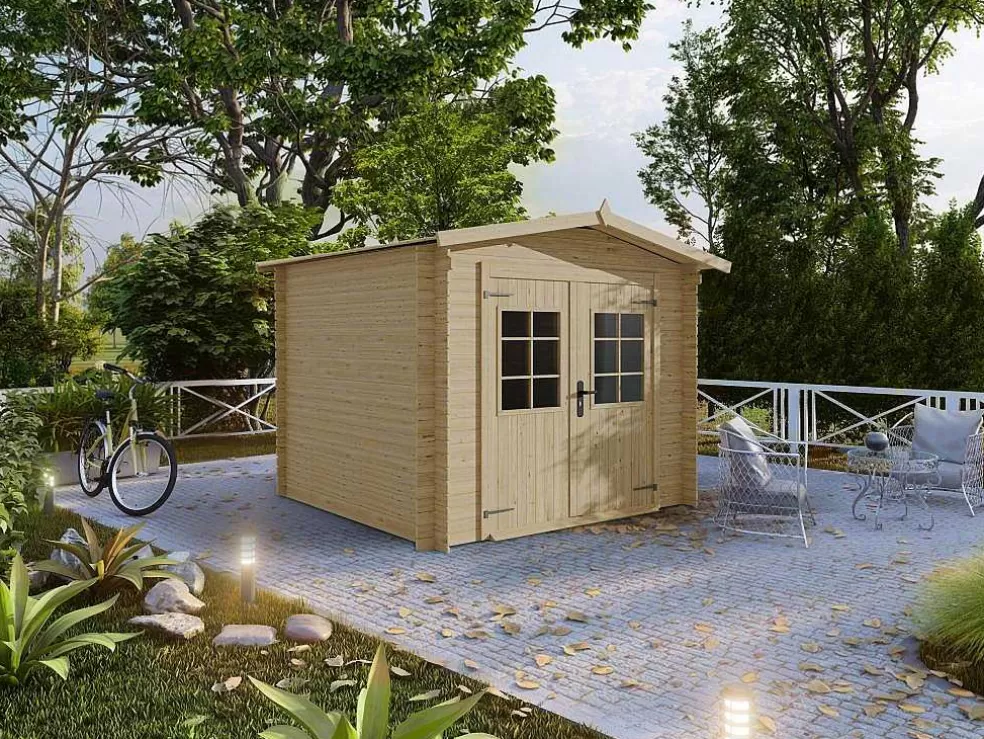 EXPERTLAND Abrigo De Jardim Em Madeira - 7,17 M - Esp. 19 Mm - Gibson Da * Abrigos De Jardim