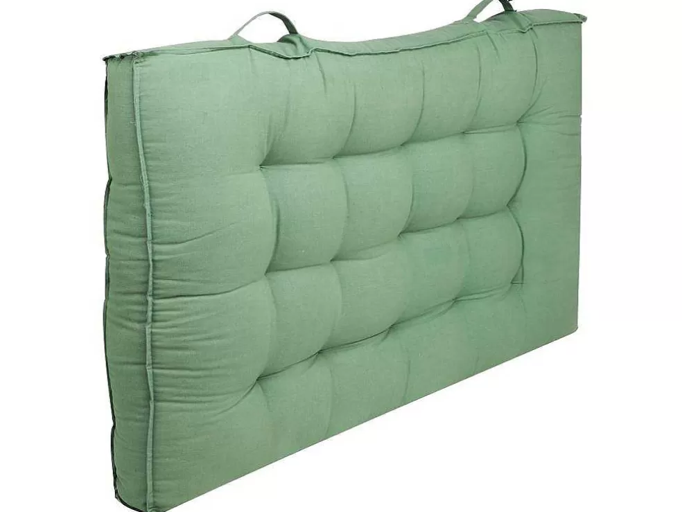 OZAIA Almofada De Palete Em Algodao 80 X 120 X 12 Cm Cor Verde - Baila* Decoração De Jardim