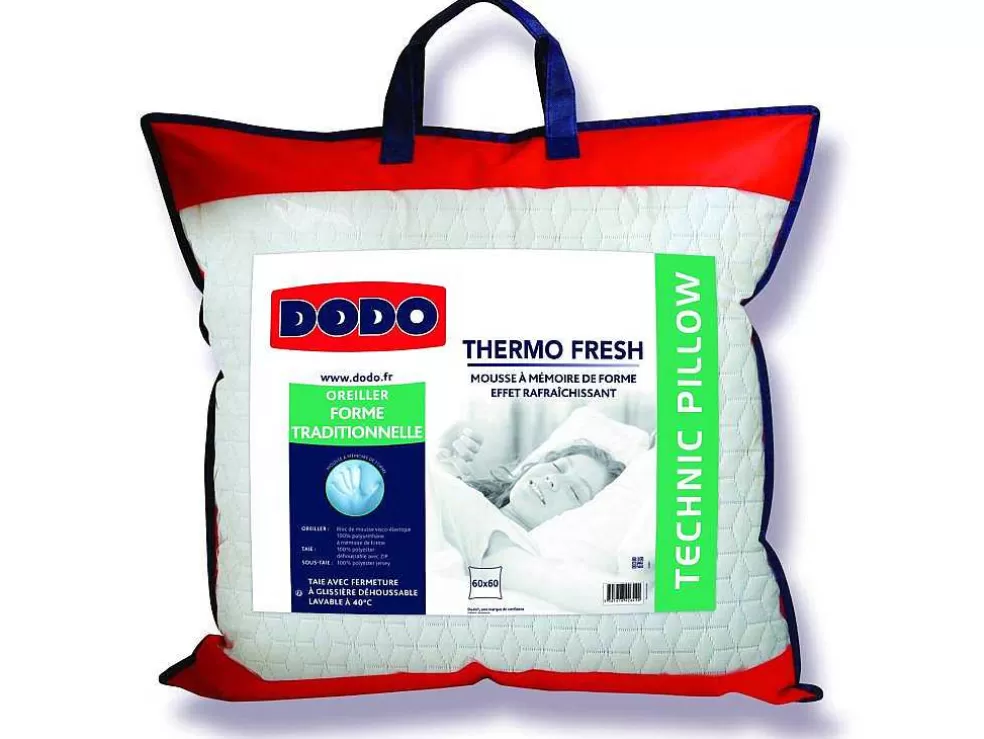 DODO Almofada Fresh - Espuma Com Memória De Forma Efeito Refrescante - 60*60 Cm* Almofada