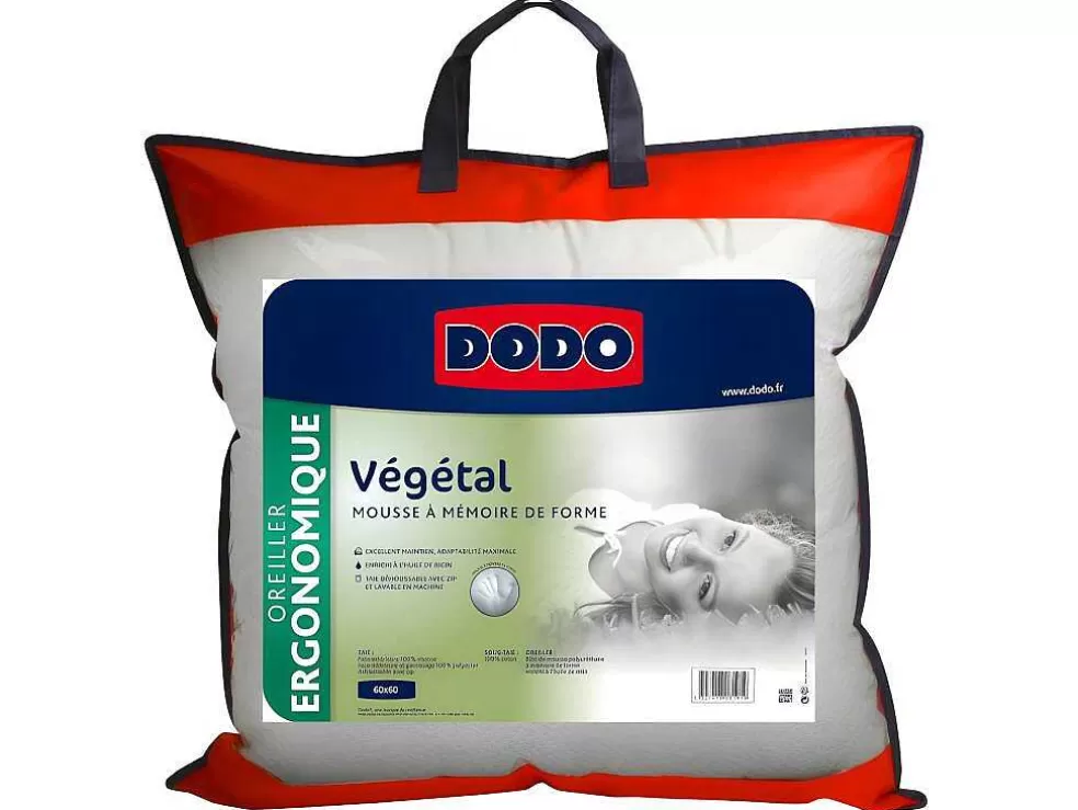 DODO Almofada Ergonomica Memória De Forma Vegetal 60X60 Cm* Almofada