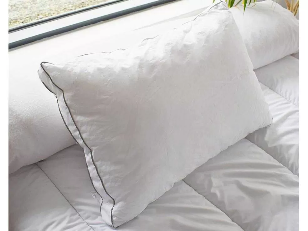 Palacio Almofada Sensacao Penas Em Percal De Algodao 91 Fios/Cm 50 X 70 Cm 700 G Branco - Auxence* Almofada