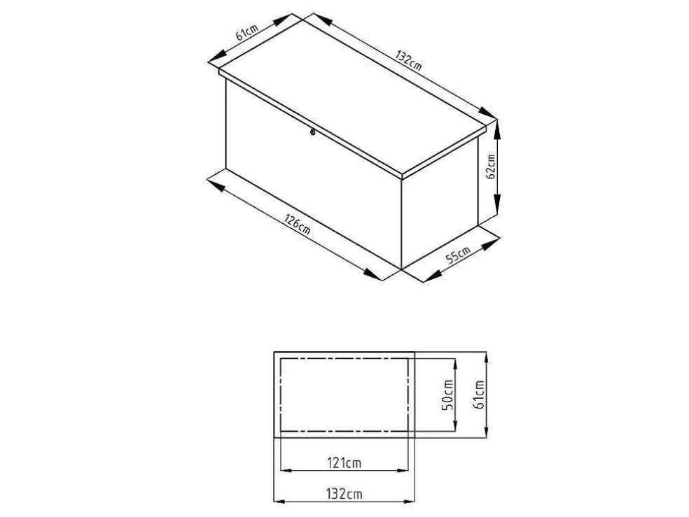 Vente-unique Arca De Arrumação De Jardim Em Aco Galvanizado Cinza De Volume 400 L - Tomaso* Armazenamento De Jardim