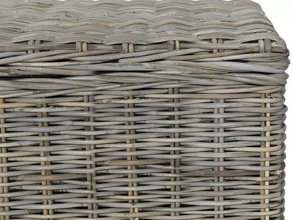 OZAIA Arca De Arrumação Em Kubu De C130 X L45 X A44 Cm Cor Cinza Natural - Gao* Acessórios De Arrumação