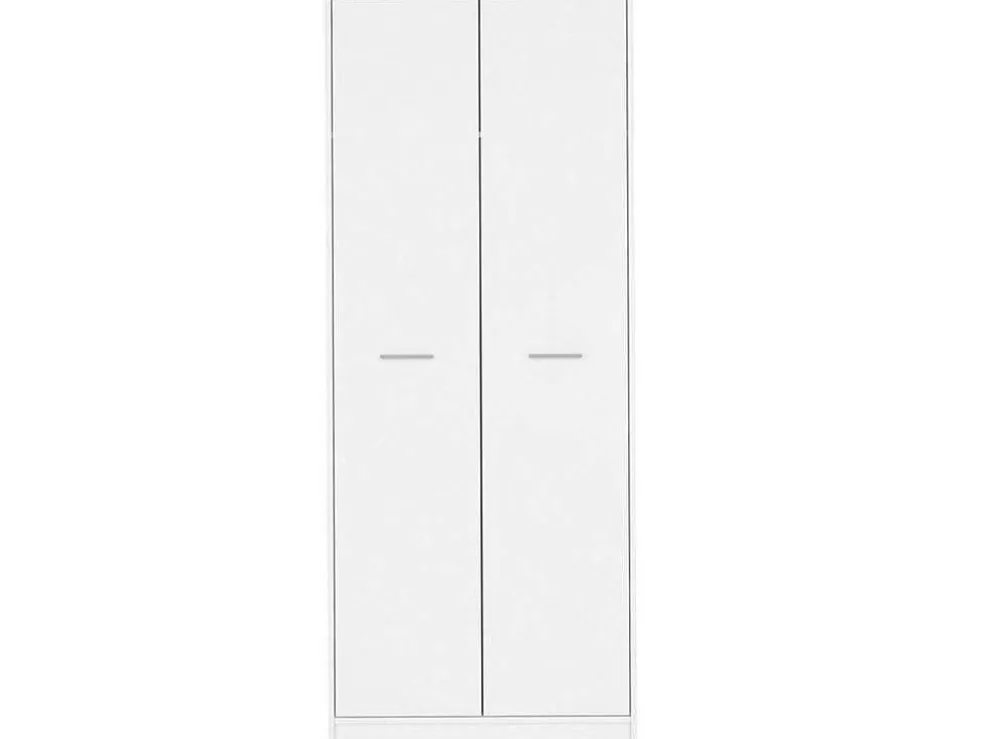 Venprodin Armário De 2 Portas 80X54 Cm Branco* Armário E Roupeiro