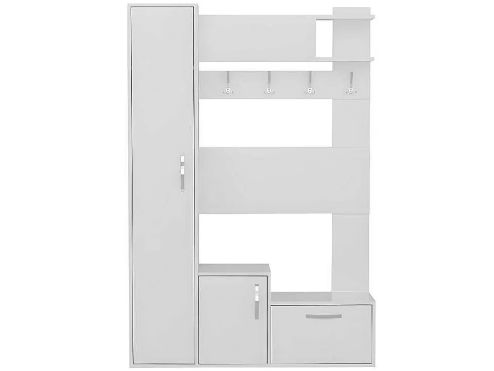 Homemania Armário De Entrada Seina, Branco, 125X35X184 Cm, Epikasa* Promoções Sala