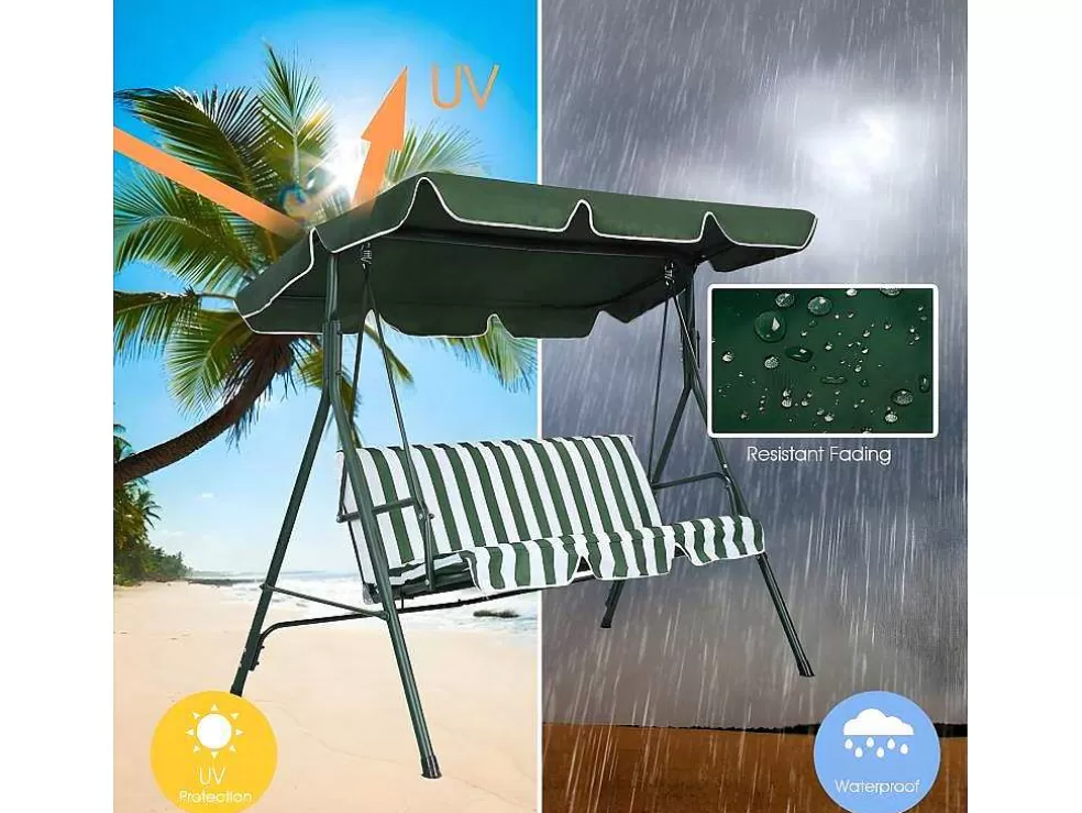 Saldosystocks Balanco De Balanco De 3 Lugares, Kls-E003. Moveis De Jardim E Terraco* Espreguiçadeira