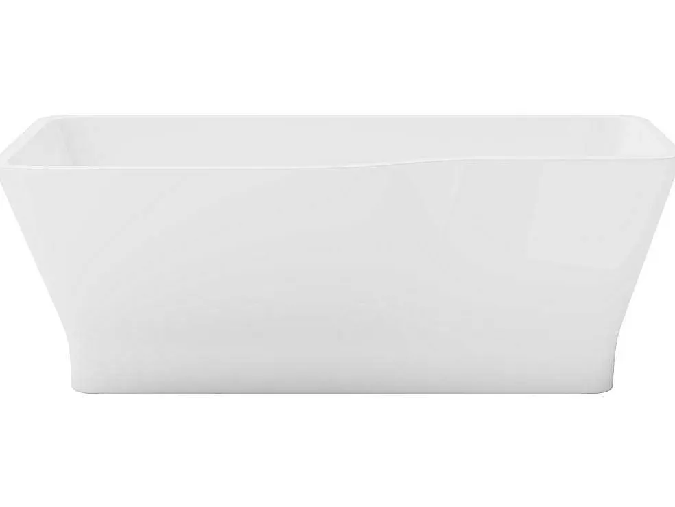 Shower & Design Banheira Clássica Assimetrica 265 L, 170 X 80 X 58 Cm, Acrilico Branco - Scriba* Banheira De Pousar