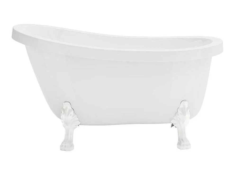 Shower & Design Banheira Clássica Oval Estilo Retro De 171 L Dimensoes 145 X 74 X 77 Cm Com Pés Pata De Leao Brancos - Nisos* Banheira Com Pés