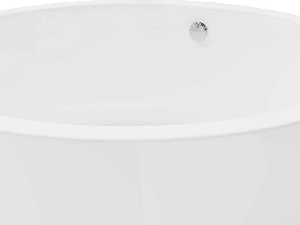 Shower & Design Banheira Clássica Redonda 165 L 130 X 130 X 58 Cm Branco Acrilico - Laguno* Banheira De Pousar