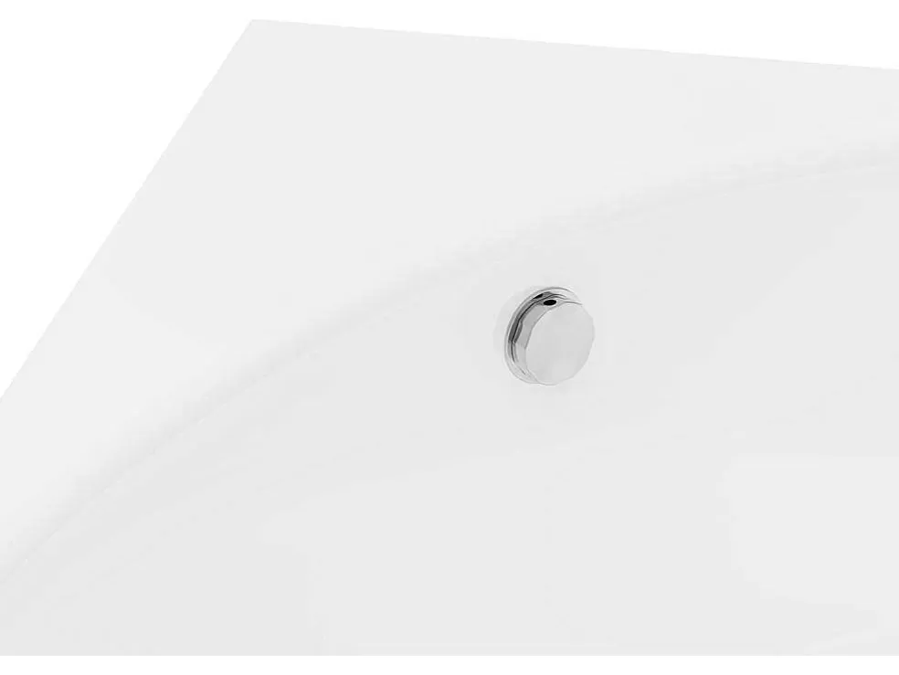 Shower & Design Banheira De Canto 198 L 120 X 120 X 63 Cm Branco Acrilico - Cobitis* Banheira De Canto