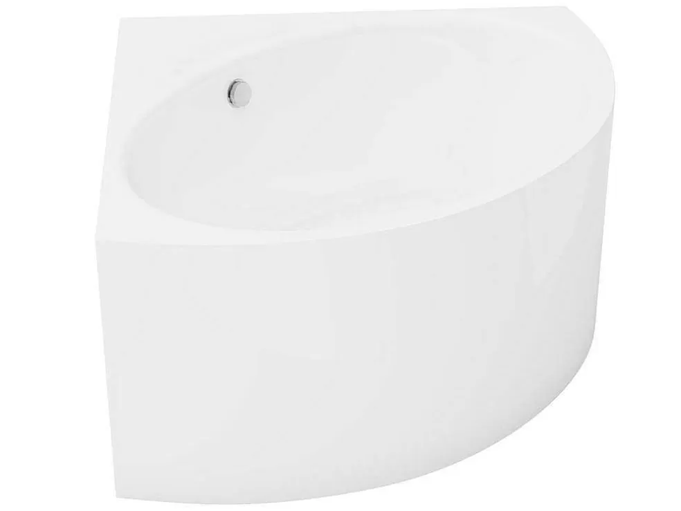 Shower & Design Banheira De Canto 198 L 120 X 120 X 63 Cm Branco Acrilico - Cobitis* Banheira De Canto