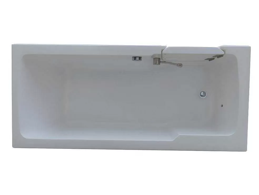 Shower & Design Banheira De Canto Com Porta 170 X 76 X 61 Cm E 235 L - Canto Esquerdo - Servee* Banheira De Canto