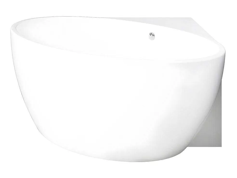 Shower & Design Banheira De Canto De 197 L, Dimensoes 127 X 127 X 58 Cm Cor Branco Em Acrilico - Gourami* Banheira De Canto