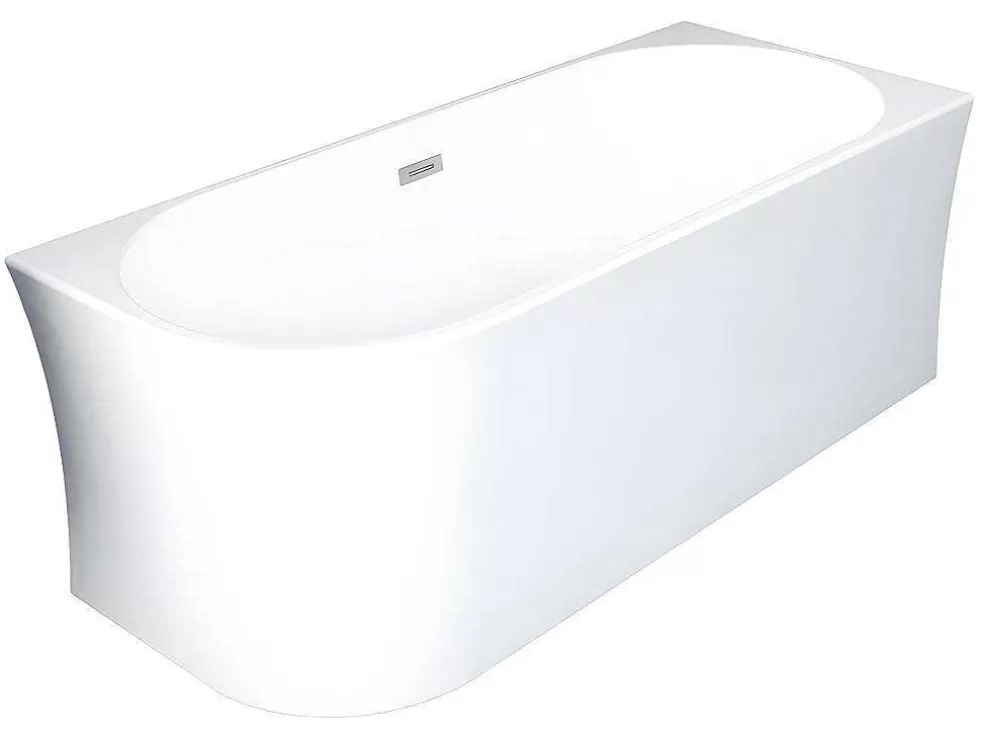 Shower & Design Banheira De Canto Direito De C 201 - 150 X 75 X 59 Cm Cor Branco Em Acrilico - Ponticola* Promoções Casa De Banho & Bem-Estar