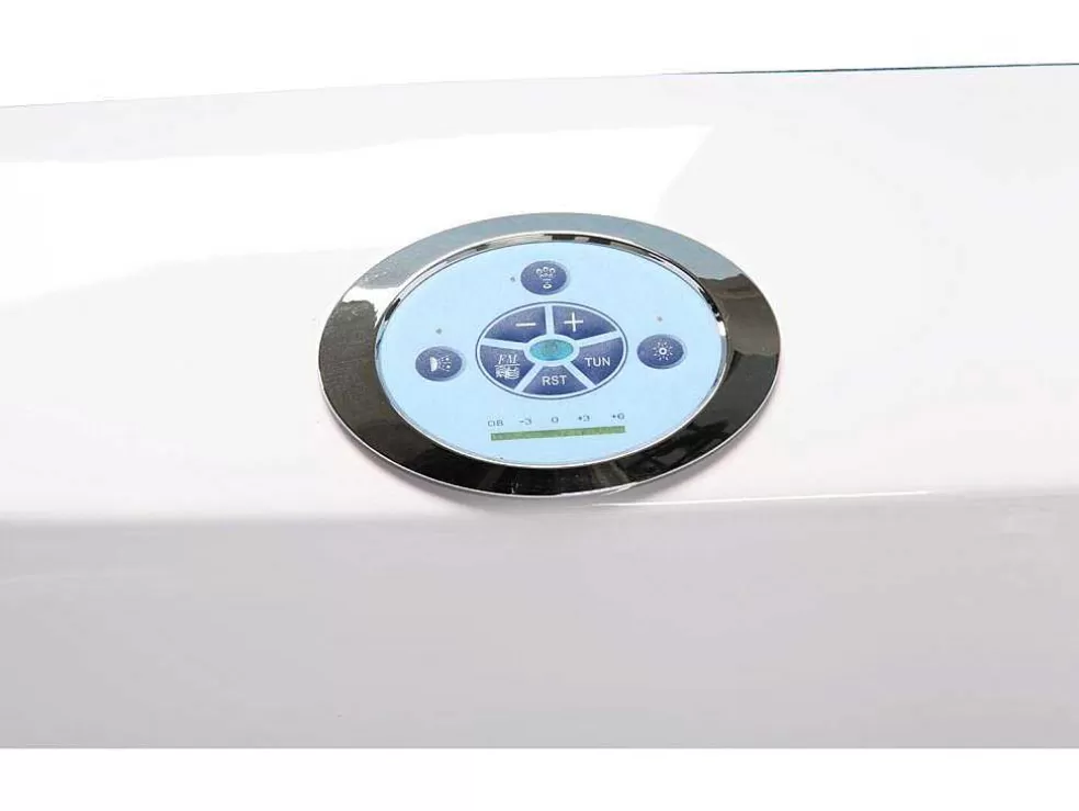 ELITESHOPPING Banheira De Hidromassagem 180 X 96 Cm Com Vidro Frontal 9 Jactos - Jasmine* Banheira De Hidromassagem