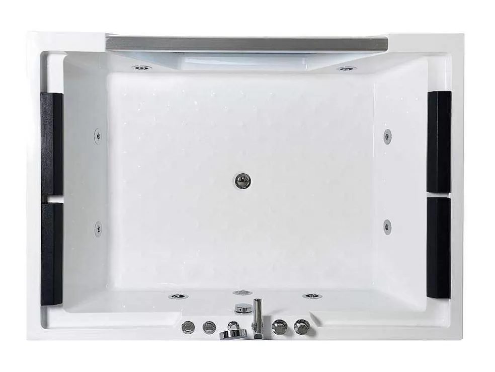 ELITESHOPPING Banheira Hidromassagem 170 X 120 Cm 8 Jatos Com Vidro Panorâmico - Amber* Banheira De Hidromassagem