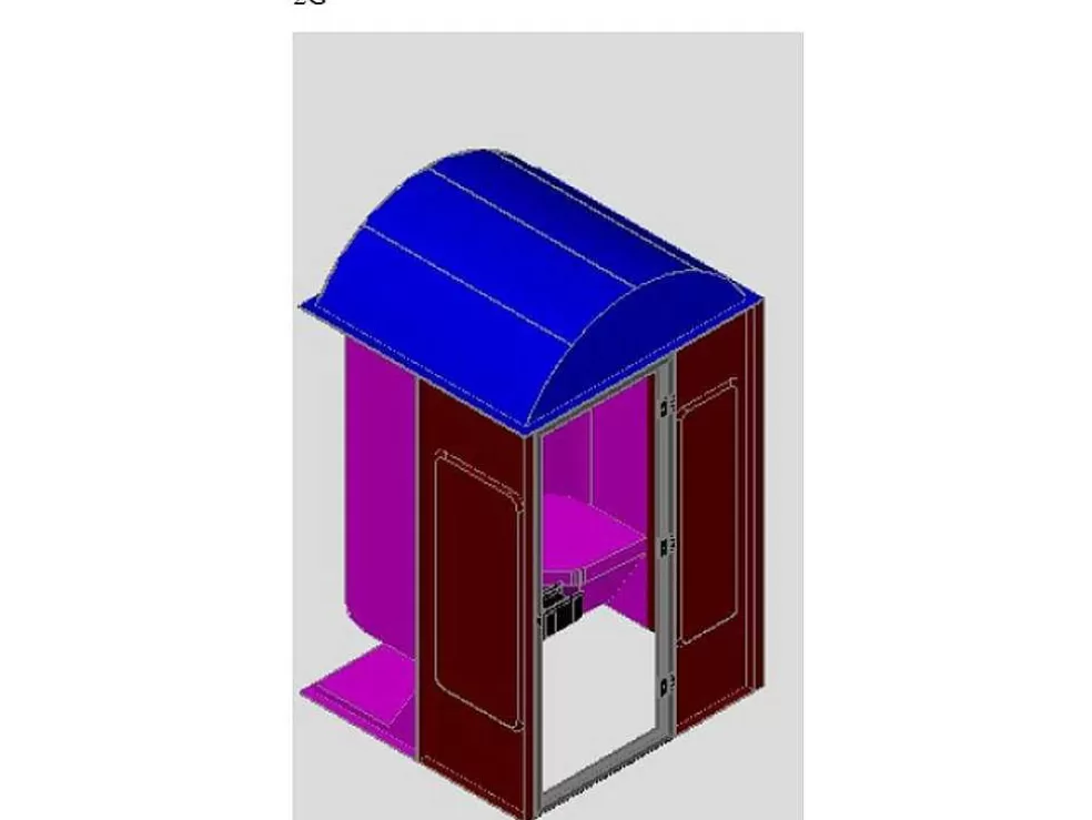 Vente-unique Banho Turco 2 Lugares Myloo Com Assentos Ergonomicos, Painel De Controlo Exterior E Sonda De Temperatura* Banho Turco