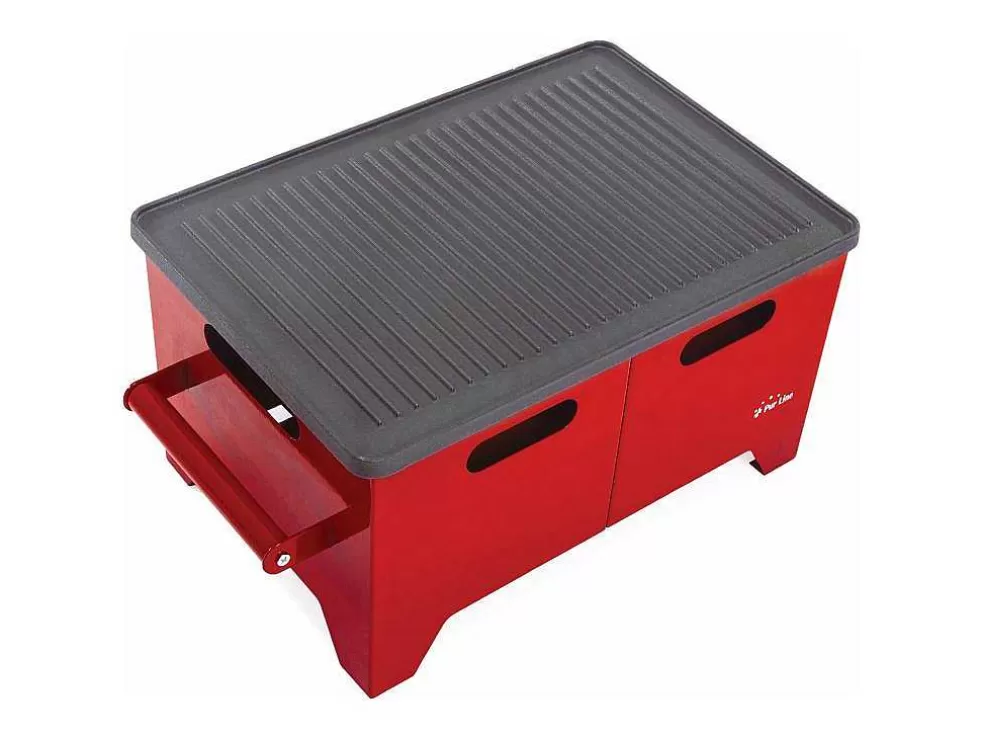 Purline Barbecue A L'Ethanol 1.2L En Acier Rouge* Barbecue, Braseiro De Jardim, Plancha