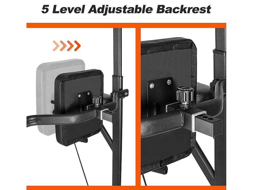 Vente-unique Barra Multifuncoes Power Tower Dip Station Pull Up Bar Com Altura Ajustavel* Fitness