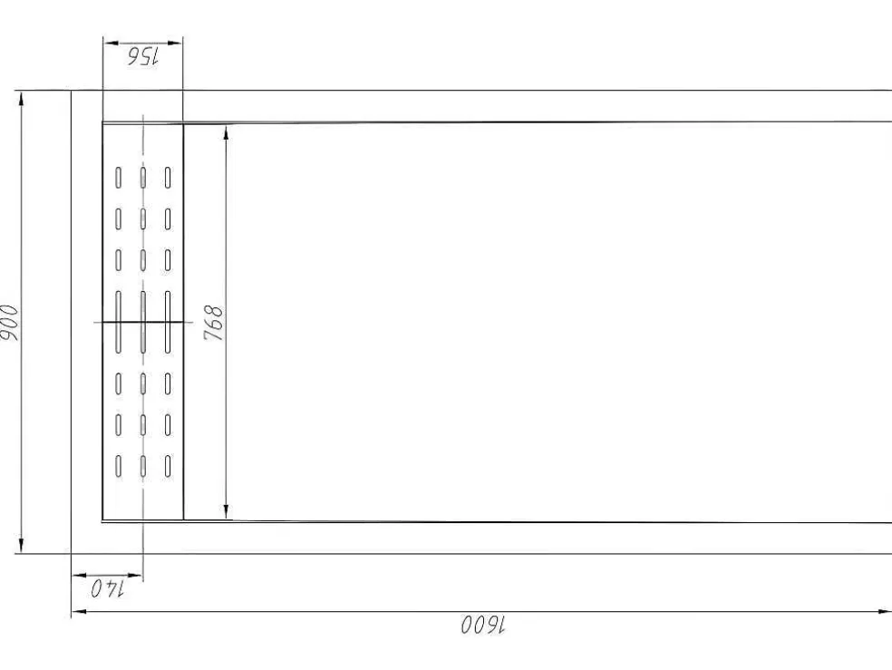 Shower & Design Base De Chuveiro Com Sifao Incluido De 160X90X4 Cm Em Resina Cor Branco - Lyros* Base De Duche