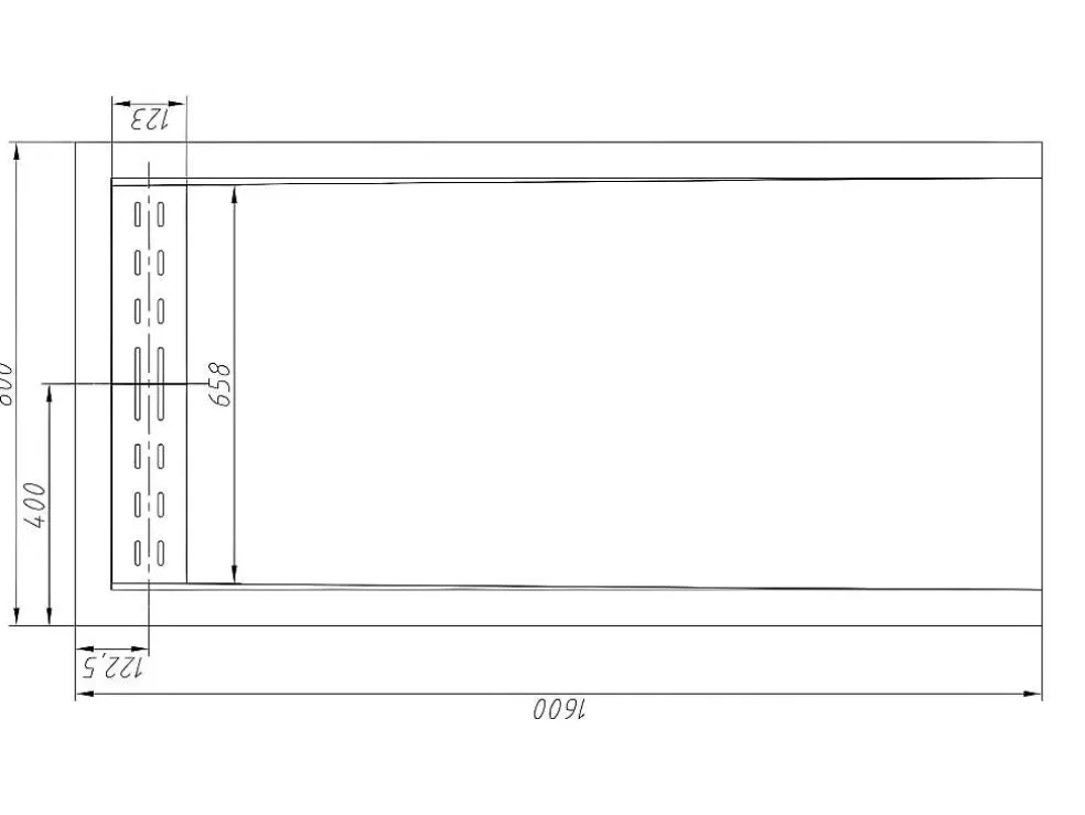 Shower & Design Base De Chuveiro Com Sifao Incluido De 160X80X4 Cm Em Resina Cor Branco - Lyros* Base De Duche