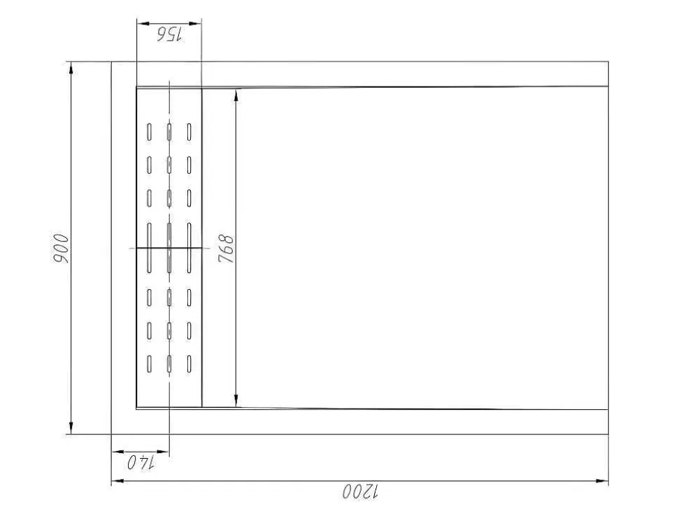 Shower & Design Base De Chuveiro Com Sifao Incluido 1200X900X40 Mm Antracite - Lyros* Base De Duche