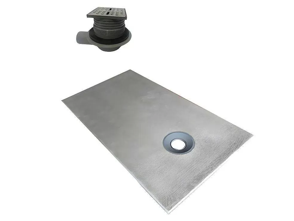 Shower & Design Base De Duche Em Mosaico Delos Com Sifao Incluido - 1600X900X40Mm -Recortavel* Base De Duche
