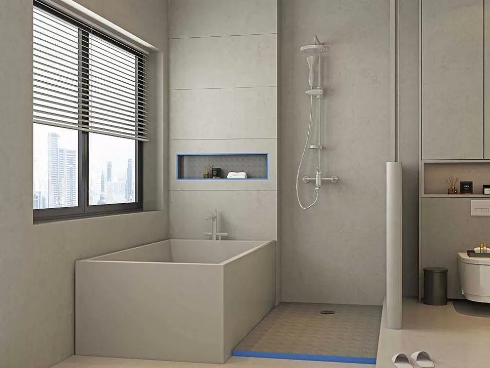 Shower & Design Base De Duche Pronta A Colocar Delos Sifao Incluido - 1800X900X40Mm - Recortavel* Base De Duche