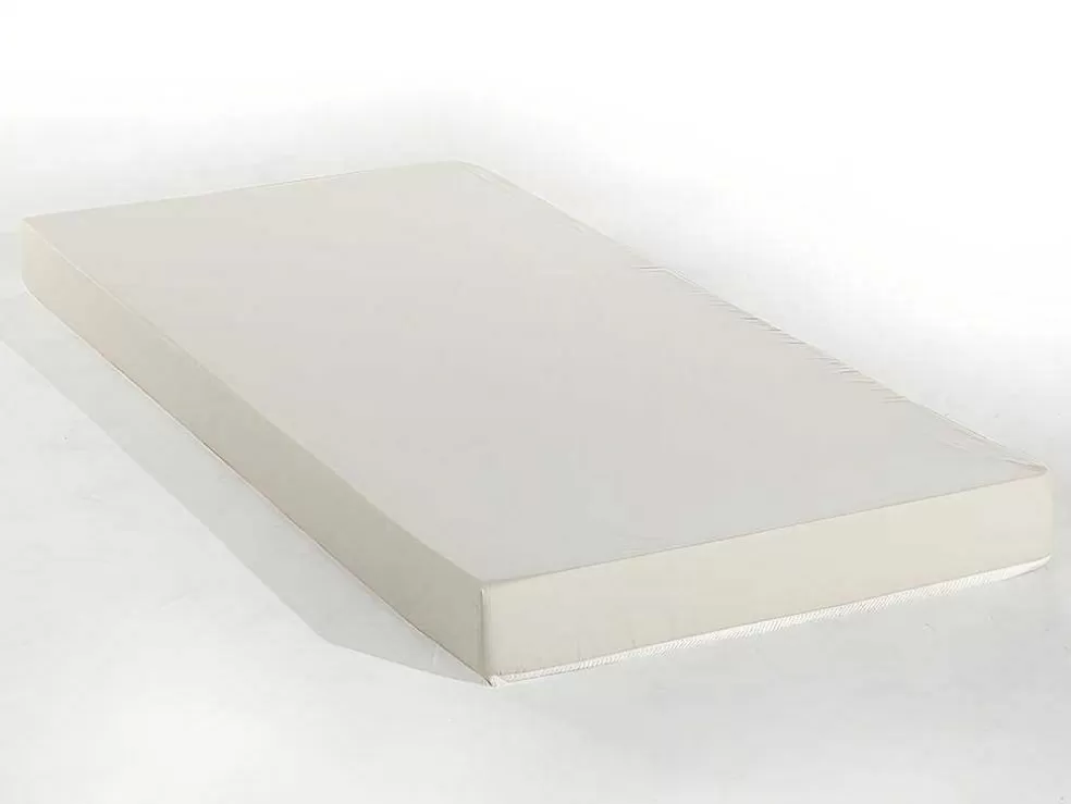 Vente-unique Beliche Com Gaveta Cama Dupla E Com Espacos De Arrumação 3X90X190 Cm Cor Branco, Natural E Azul + Colchões - Anthony* Beliche
