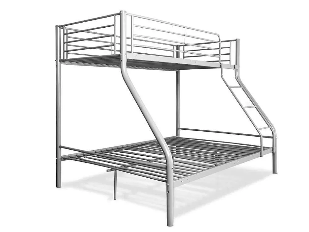 Saldosystocks Beliche Duplo Metalico E Individual Para 3 Péssoas Na Cor Cinza* Cama De Adulto