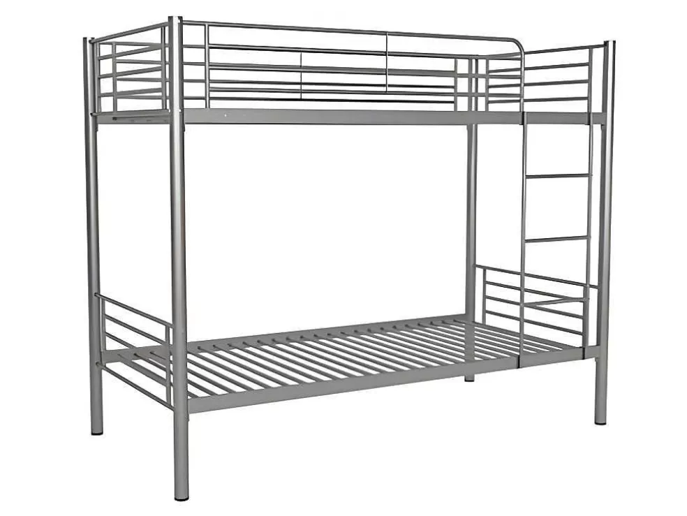 Saldosystocks Beliche Singular As110 Estrutura Metalica Reforcada, Cor Cinza, 165X199X96Cm* Cama De Adulto