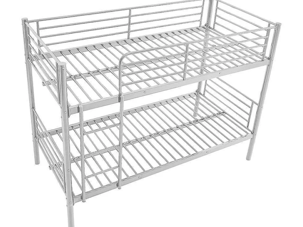 Saldosystocks Beliche Singular As110 Estrutura Metalica Reforcada, Cor Cinza, 165X199X96Cm* Cama De Adulto