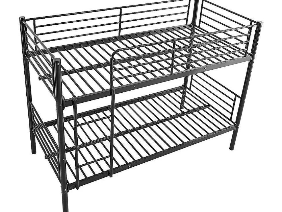 Saldosystocks Beliche Singular As110 Estrutura Metalica Reforcada, Preto, 165X199X96Cm* Cama De Adulto