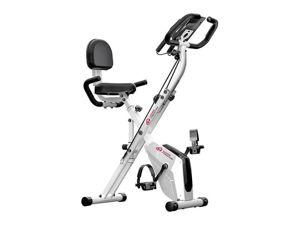 Vente-unique Bicicleta De Exercicio Dobravel 3 Em 1, Bicicleta De Fitness Reclinada Magnetica X-Bike Com Resistencia Ajustavel De 8 Niveis Para Treino De Ginasio Em Casa* Fitness
