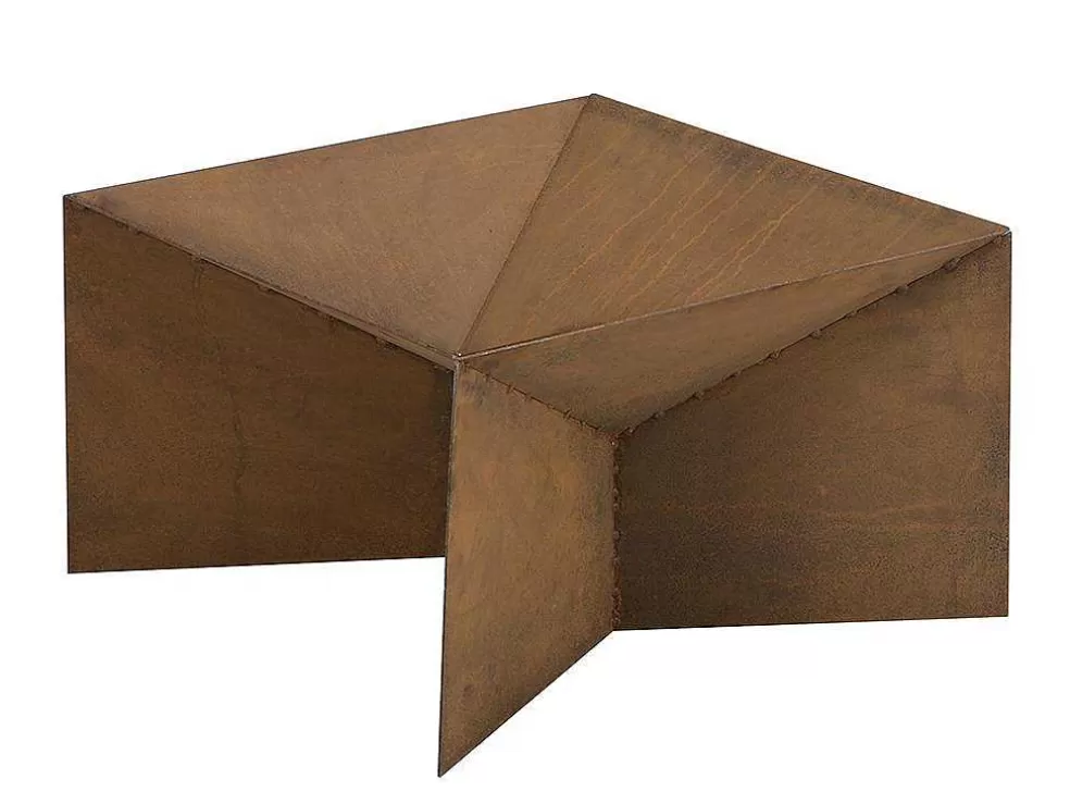 Vente-unique Braseiro De Jardim Quadrado Em Aco Corten De C50 X L50 X A30 Cm - Verio* Barbecue, Braseiro De Jardim, Plancha