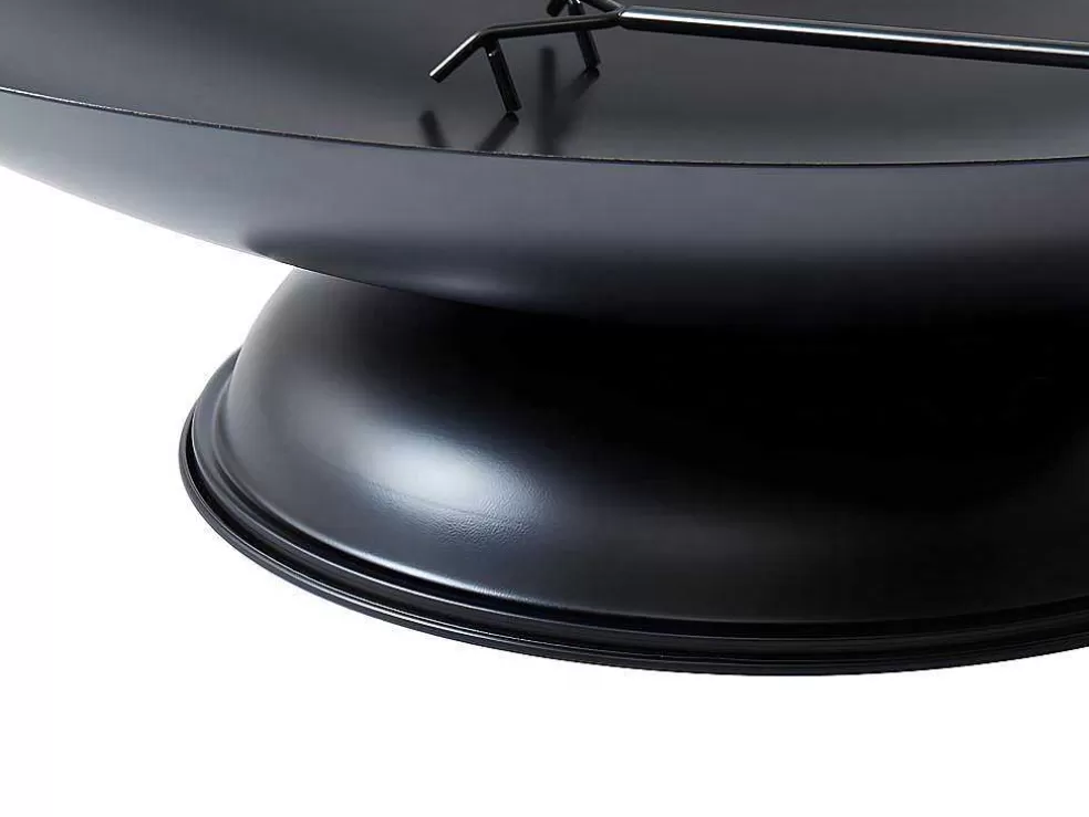 Vente-unique Braseiro De Jardim Redondo Em Aco Dione - D.72 Cm X A.20 Cm - Preto* Barbecue, Braseiro De Jardim, Plancha