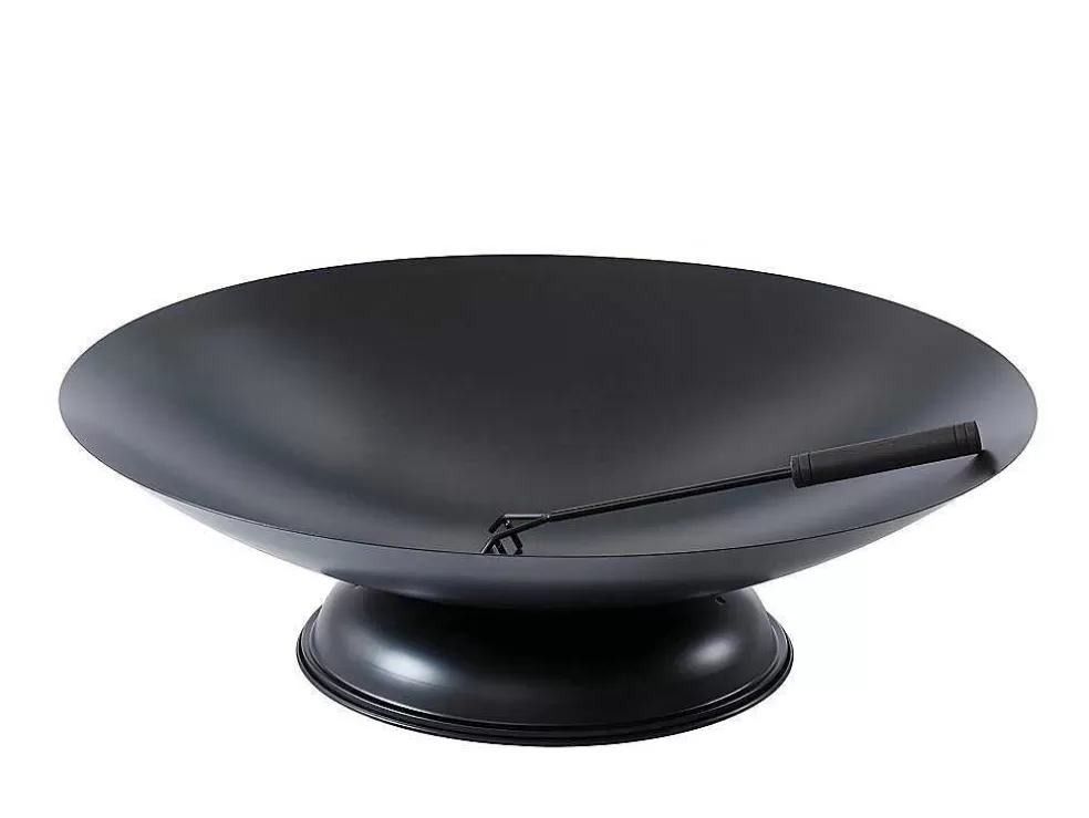 Vente-unique Braseiro De Jardim Redondo Em Aco Dione - D.72 Cm X A.20 Cm - Preto* Barbecue, Braseiro De Jardim, Plancha