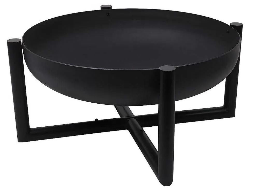 Vente-unique Braseiro De Jardim Redondo Em Aco Ogma - D.60 Cm X A.30 Cm - Preto* Barbecue, Braseiro De Jardim, Plancha