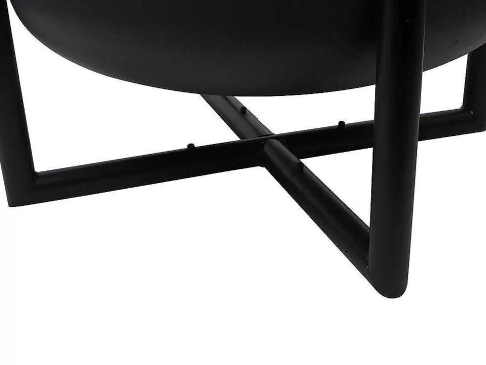 Vente-unique Braseiro De Jardim Redondo Em Aco Ogma - D.60 Cm X A.30 Cm - Preto* Barbecue, Braseiro De Jardim, Plancha