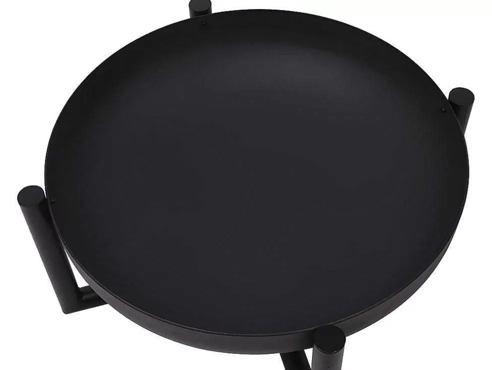 Vente-unique Braseiro De Jardim Redondo Em Aco Ogma - D.60 Cm X A.30 Cm - Preto* Barbecue, Braseiro De Jardim, Plancha