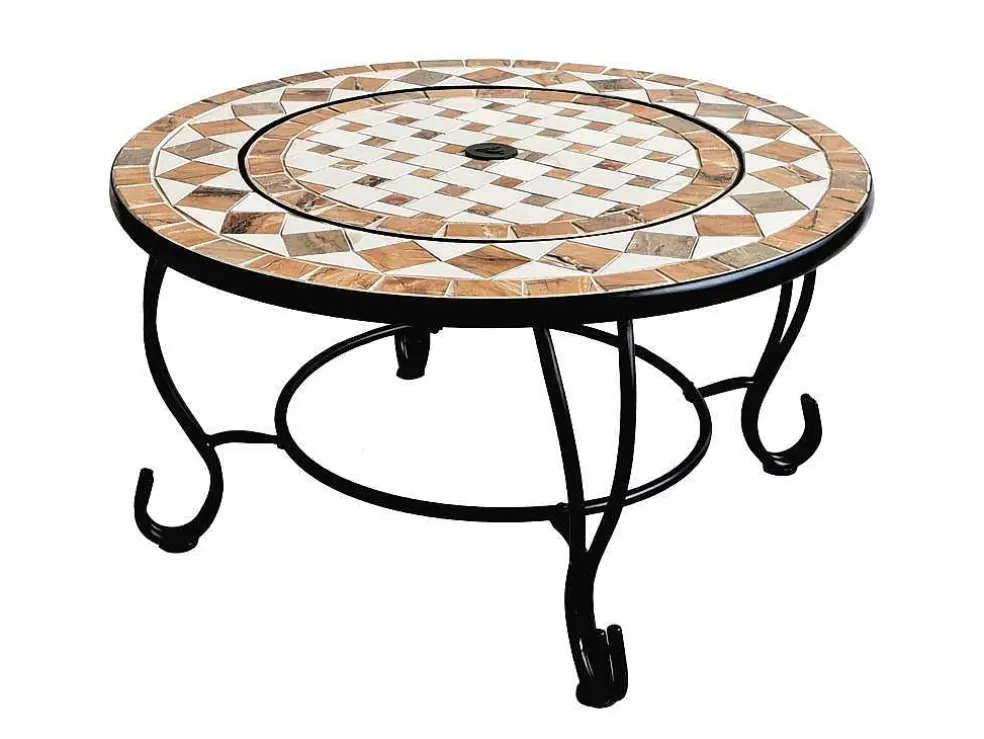 Purline Brasero De Jardin Incluant Un Barbecue En Carreaux De Ceramique Blanc* Barbecue, Braseiro De Jardim, Plancha