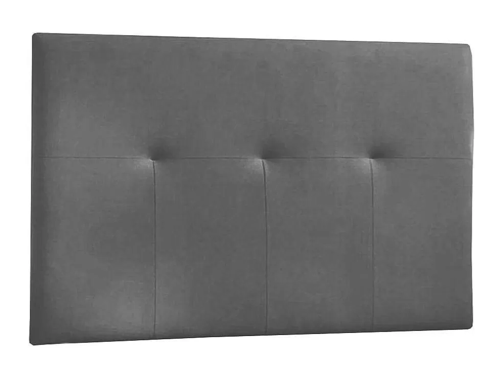 Venprodin Cabeceira - Couro Sintetico 160X120X4Cm - Cinza* Cabeceira E Ponte De Cama