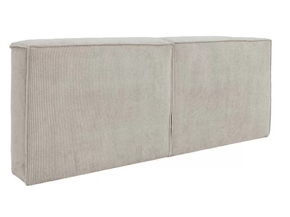 PASCAL MORABITO Cabeceira De Cama 220 Cm Veludo Canelado Bege - Timano De * Cabeceira E Ponte De Cama