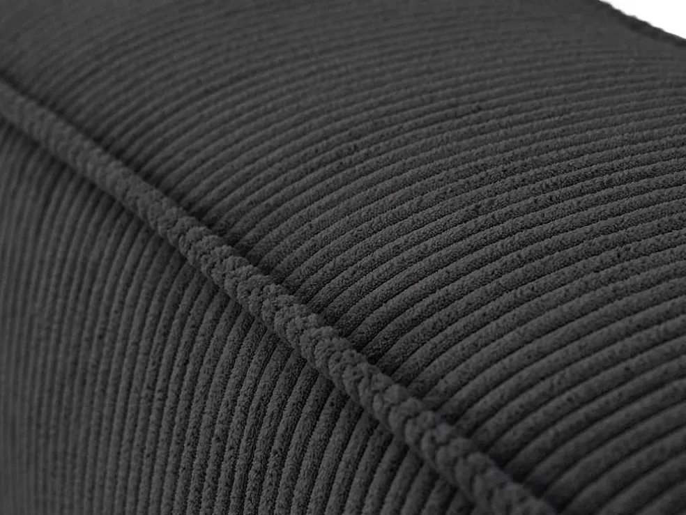 PASCAL MORABITO Cabeceira De Cama 220 Cm Veludo Canelado Cinzento Antracite - Timano De * Cabeceira E Ponte De Cama