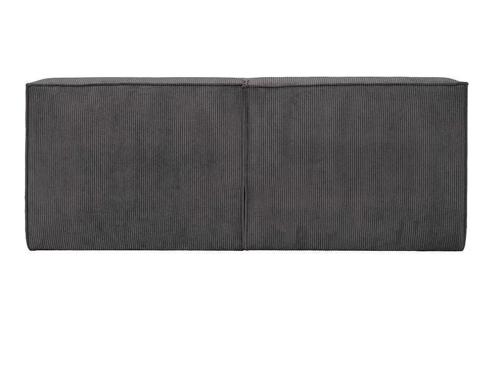 PASCAL MORABITO Cabeceira De Cama 220 Cm Veludo Canelado Cinzento Antracite - Timano De * Cabeceira E Ponte De Cama