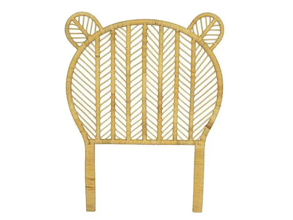 Vente-unique Cabeceira De Cama 90 Cm Vime Cor Natural - Tedyo* Móvel Para Quarto De Crianças