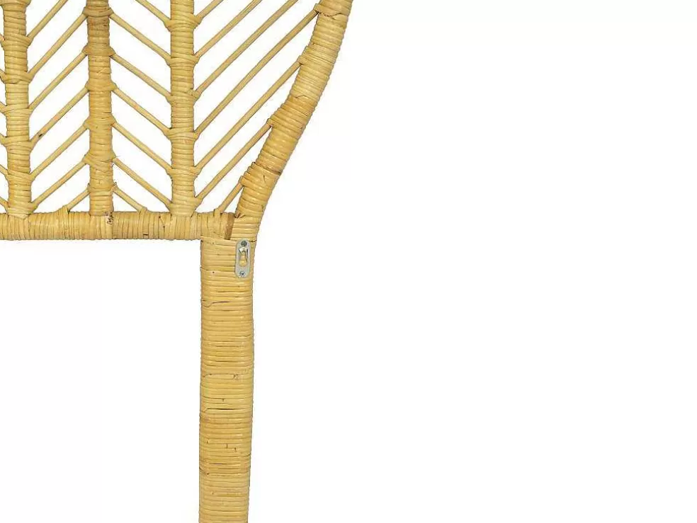 Vente-unique Cabeceira De Cama 90 Cm Vime Cor Natural - Tedyo* Móvel Para Quarto De Crianças
